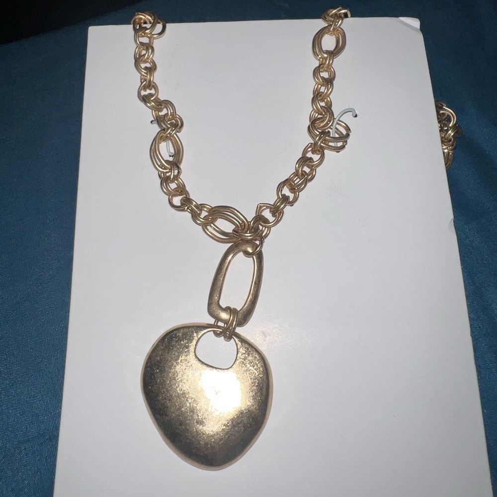 Torrid Gold Necklace with Pendant